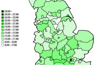 Areas Of England Map File Map Of Nuts 3 areas In England by Gva Per Capita 1996 Png