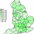 Areas Of England Map File Map Of Nuts 3 areas In England by Gva Per Capita 1996 Png
