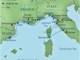 Areas Of Spain Map Map Of Italy and Surrounding areas Cruising the Rivieras Of Italy