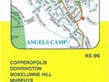 Arnold California Map Calaveras County Angels Camp and Arnold California by Gm Johnson