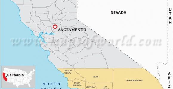 Arnold California Map Map Of southern California Showing the Counties Maps Mostly Old