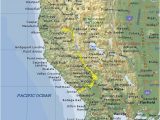 Arnold California Map the Russian River Flows Through Mendocino and Marin Counties In