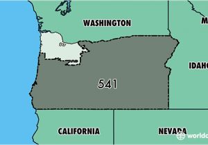 Ashland oregon Zip Code Map where is area Code 541 Map Of area Code 541 Eugene or area Code