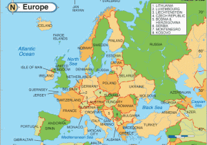 Asia and Europe Map with Countries Map Of Europe with Facts Statistics and History