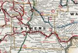 Athens Ohio On Map athens County Ohio 1901 Map Albany Nelsonville Oh