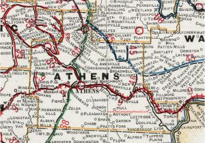 Athens Ohio On Map athens County Ohio 1901 Map Albany Nelsonville Oh
