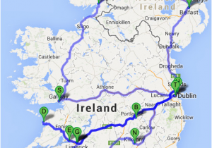 Athlone Ireland Map the Ultimate Irish Road Trip Guide How to See Ireland In 12 Days