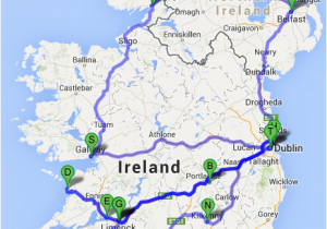 Athlone Map Of Ireland the Ultimate Irish Road Trip Guide How to See Ireland In 12