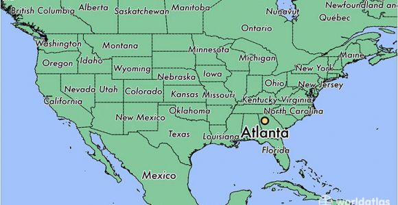 Atlanta Georgia On Map Of Usa where is atlanta Ga atlanta Georgia Map Worldatlas Com