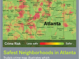 Atlanta Georgia Suburbs Map the Safest Neighborhoods In atlanta