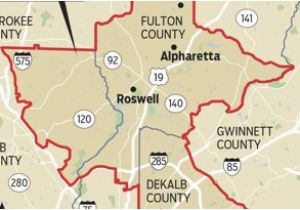 Atlanta Georgia Traffic Map Map Georgia S Congressional Districts