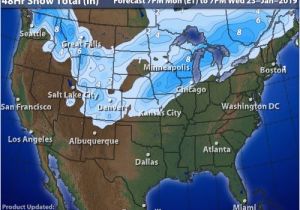 Atlanta Georgia Weather Map Intellicast 48 Hour Snow forecast In United States