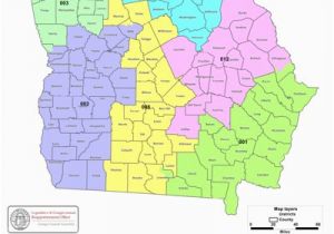 Atlanta Georgia Zip Codes Map Map Georgia S Congressional Districts