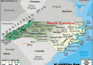 Atlas Map Of north Carolina north Carolina Map Geography Of north Carolina Map Of north