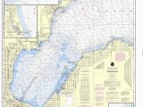 Au Sable River Michigan Map Noaa Nautical Chart 14863 Saginaw Bay Port Austin Harbor Caseville