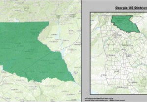 Austell Georgia Map Georgia S 5th Congressional District Revolvy