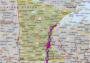 Austin Minnesota Map I 35 Minnesota Interstate 35 State Map Minnesota Map