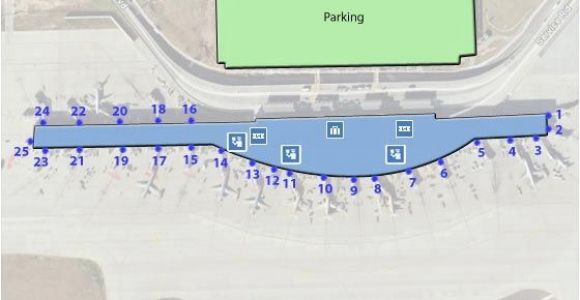 Austin Texas Airport Map Austin Bergstrom Aus Airport Terminal Map