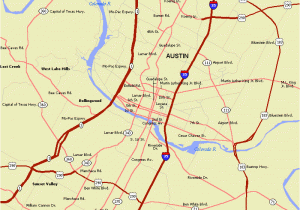 Austin Texas Road Map Austin On Texas Map Business Ideas 2013