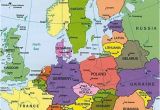 Austria On Map Of Europe Map Of Europe Countries January 2013 Map Of Europe