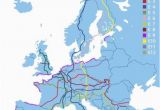 Backpacking Map Of Europe E8 Long Trail In Europe 9 Countries 2290 Miles From