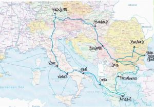 Backpacking Map Of Europe Exploring Europe Via Interrail In 2019 Travel Travel