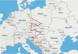Backpacking Map Of Europe Gateway to Eastern Europe Itinerary Travel Time 2 4 Weeks