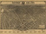 Baltimore and Ohio Railroad Map Amazing Map Of Washington by the B O Railroad 1921 Old Dc Map