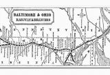 Baltimore and Ohio Railroad Map Baltimore and Ohio Railroad Famous Railway Trains and Railways Info