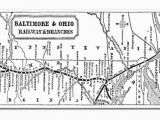 Baltimore and Ohio Railroad Map Baltimore and Ohio Railroad Famous Railway Trains and Railways Info