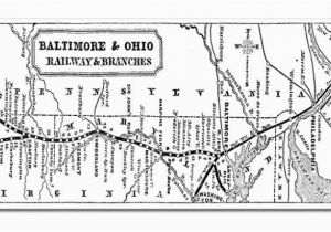 Baltimore and Ohio Railroad Map Baltimore and Ohio Railroad Famous Railway Trains and Railways Info