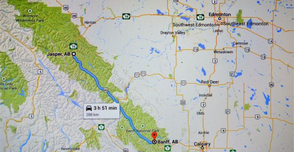 Banff Canada Maps Google Jasper Vs Banff In the Canadian Rockies