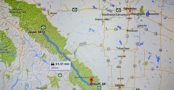 Banff Canada Maps Google Jasper Vs Banff In the Canadian Rockies