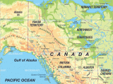 Banff Map Of Canada Karte Von Kanada West Region In Kanada Welt atlas De
