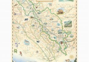 Banff National Park Canada Map Products Xplorer Maps