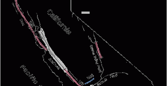 Banning California Map San andreas Fault Wikimedia Commons