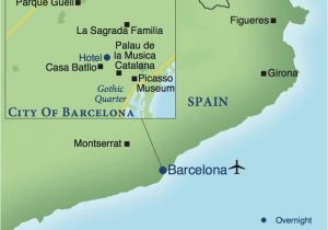 Barcelona On A Map Of Spain Barcelona A One Week Stay Smithsonian Journeys