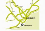 Barcelona Spain Airport Map Barcelona Airport Bcn Map