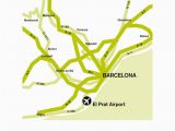 Barcelona Spain Airport Map Barcelona Airport Bcn Map
