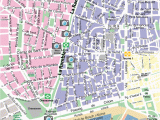 Barcelona Spain attractions Map Map Of Las Ramblas In Barcelona