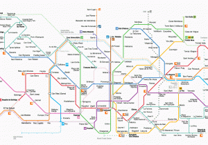 Barcelona Spain Metro Map Maps Barcelona Metro 2019
