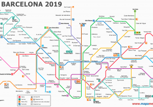 Barcelona Spain Metro Map Metro Map Of Barcelona 2019 the Best