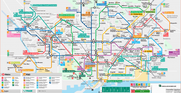 Barcelona Spain Metro Map Metro Map Of Barcelona 2019 the Best