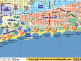 Barcelona Spain tourist Map Barcelona Spain Beaches