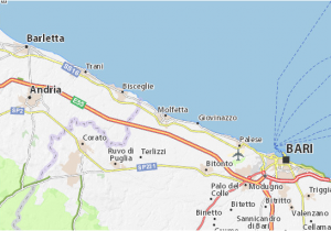Barletta Italy Map Molfetta Map Detailed Maps for the City Of Molfetta Viamichelin