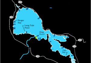 Bass Lake California Map Clear Lake Fishing