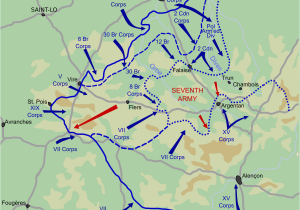 Battle Of France 1940 Map Falaise Pocket Wikipedia