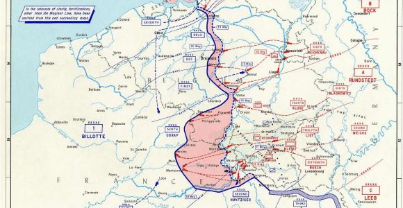 Battle Of France 1940 Map Map Map Noting German Advances In France and the Low Countries