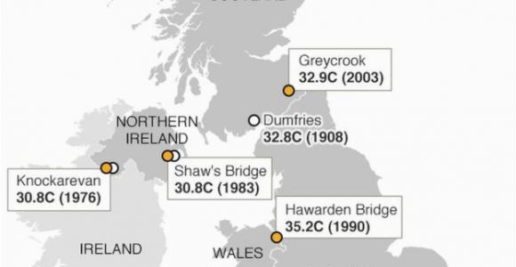 Bbc Europe Weather Map Uk Heatwave Met Office Confirms Record Temperature In