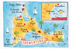 Beaches In Spain Map Funky formentera Far Far Away Ibiza formentera formentera Spain